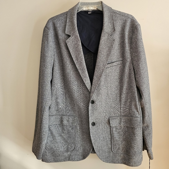 Goodfellow & Co Big & Tall Men's Knit Blazer Gray Standard Fit 2XB Tall NWT